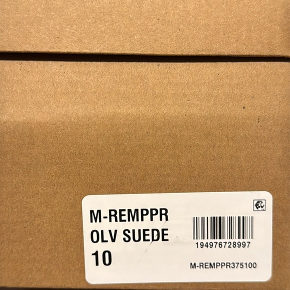 Madden Mens Olive Green Brogue Lace-up Wingtip Zip-up Boots, Size 10, NIB - Picture 2 of 6